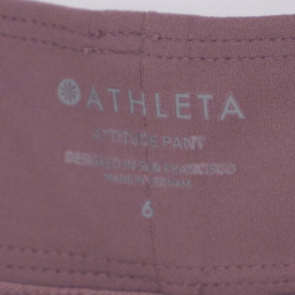 ATHLETA Attitude Pant Ruched Jogger in Volcanic Violet Purple Size 6 - Picture 7 of 9